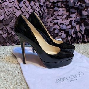 Black Patent Leather Jimmy Choo Pumps